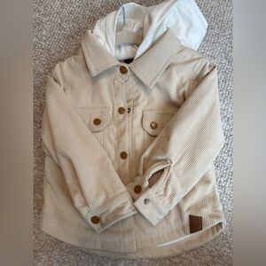 NWOT - Little Bipsy Cream Shacket - 12/18m